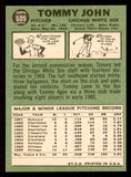 1967 Topps Baseball #609 Tommy John White Sox NR-MT 545761