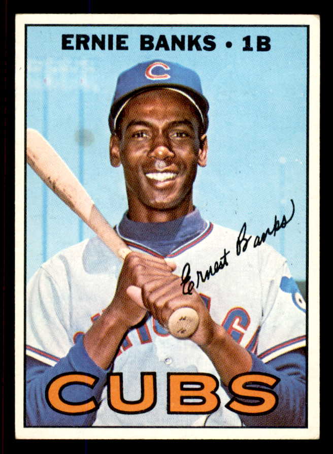 1967 Topps Baseball #215 Ernie Banks Cubs EX 545762
