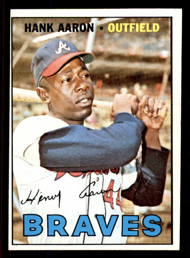 1967 Topps Baseball #250 Hank Aaron Braves VG-EX 545767