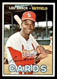 1967 Topps Baseball #285 Lou Brock Cardinals EX+/EX-MT 545775