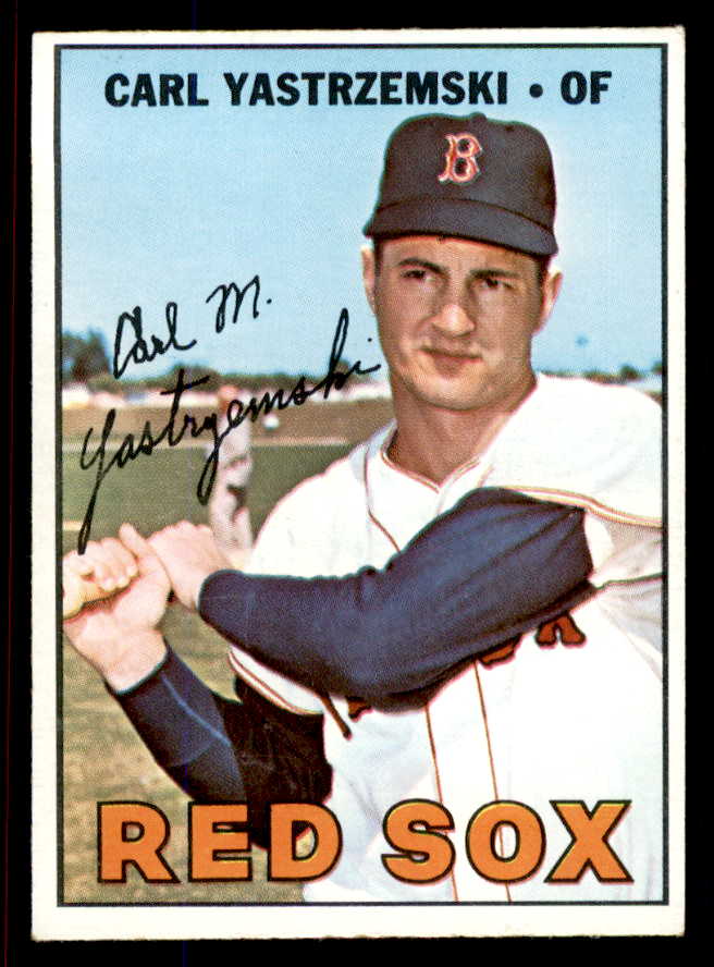 1967 Topps Baseball #355 Carl Yastrzemski Red Sox EX+/EX-MT 545787