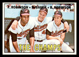 1967 Topps Baseball #001 Brooks Robinson Frank Robinson NR-MT 545795