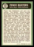 1967 Topps Baseball #423 Willie Mays Willie McCovey EX-MT 545802