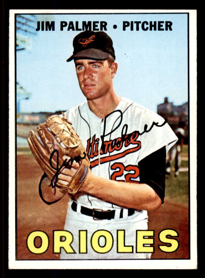 1967 Topps Baseball #475 Jim Palmer Orioles EX-MT 545803