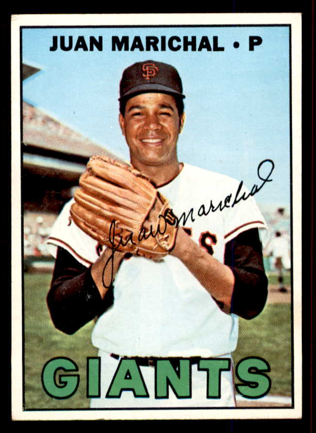 1967 Topps Baseball #500 Juan Marichal Giants EX 545807