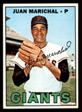 1967 Topps Baseball #500 Juan Marichal Giants EX 545807