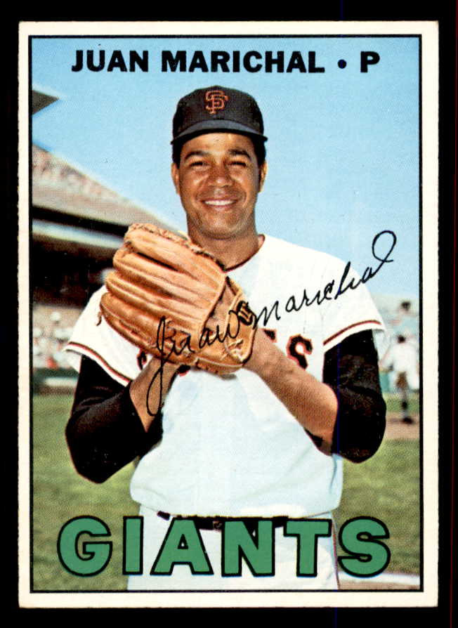 1967 Topps Baseball #500 Juan Marichal Giants EX-MT 545808