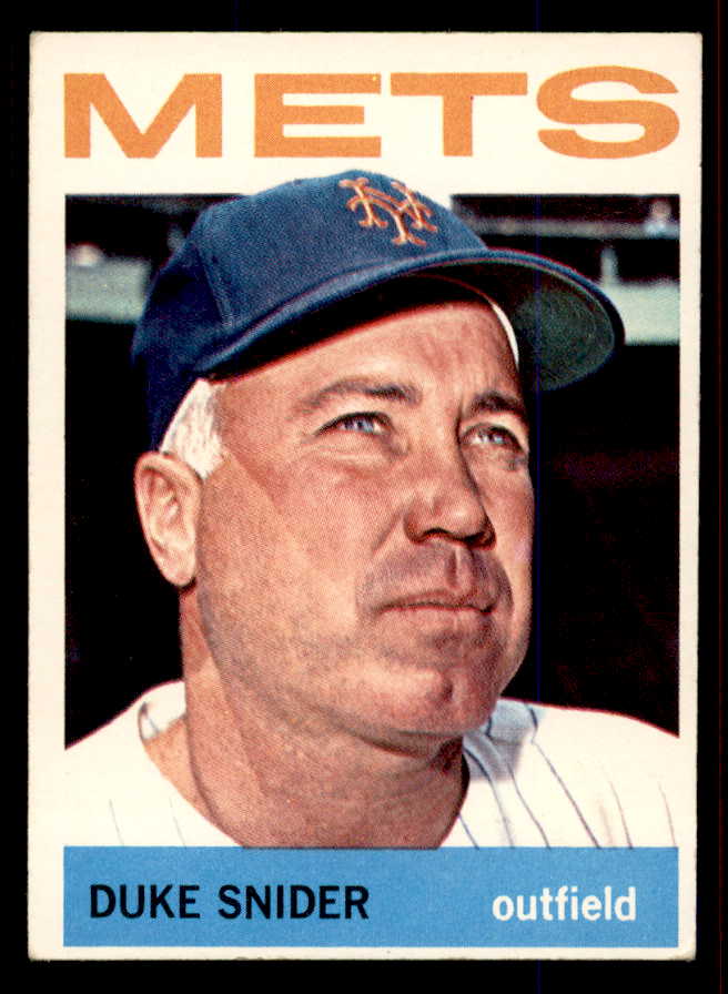 1964 Topps Baseball #155 Duke Snider Mets VG-EX 545812