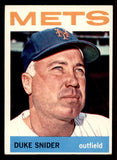 1964 Topps Baseball #155 Duke Snider Mets VG-EX 545812