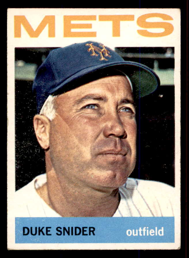 1964 Topps Baseball #155 Duke Snider Mets EX 545813
