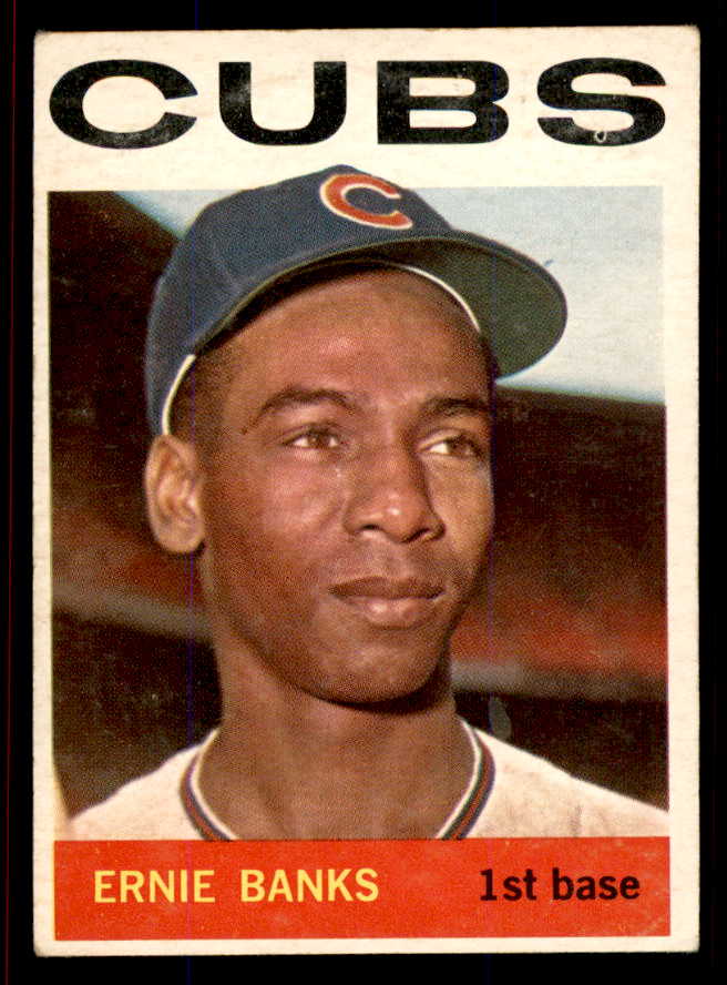 1964 Topps Baseball #055 Ernie Banks Cubs VG-EX 545826