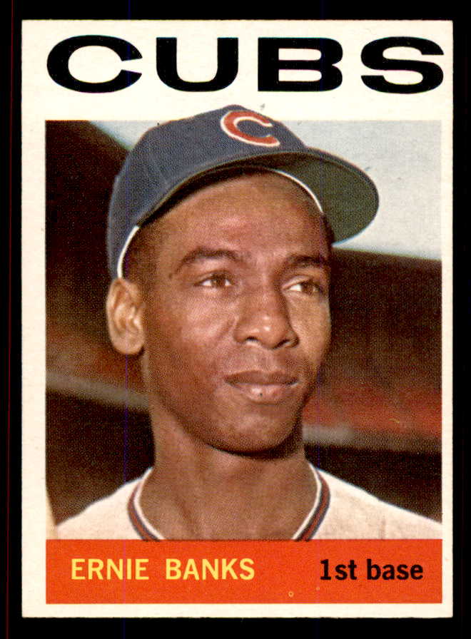 1964 Topps Baseball #055 Ernie Banks Cubs NR-MT 545827