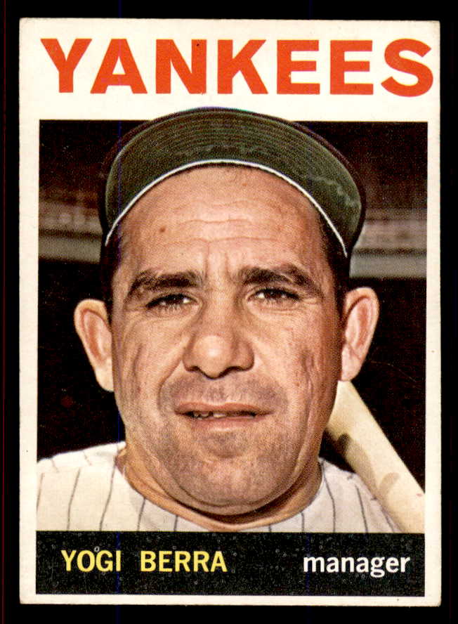 1964 Topps Baseball #021 Yogi Berra Yankees EX+/EX-MT 545828