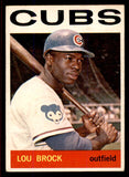1964 Topps Baseball #029 Lou Brock Cubs EX+/EX-MT 545830