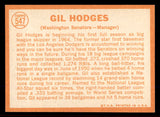 1964 Topps Baseball #547 Gil Hodges Senators NR-MT 545834