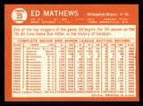 1964 Topps Baseball #035 Eddie Mathews Braves EX-MT 545841