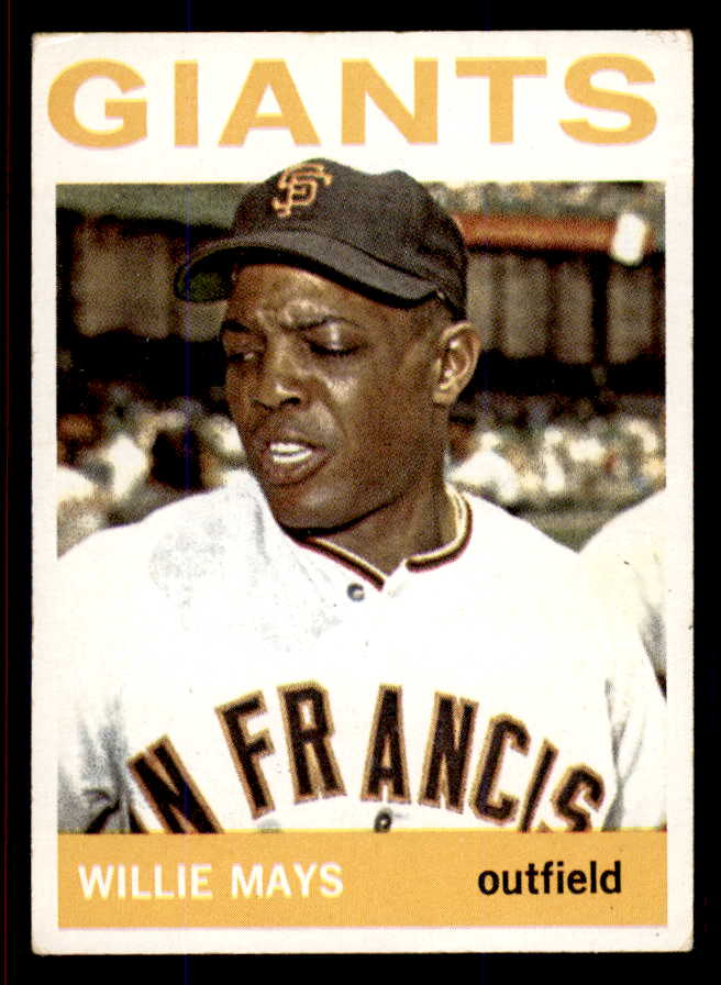 1964 Topps Baseball #150 Willie Mays Giants VG-EX 545843