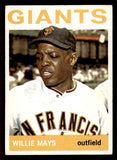 1964 Topps Baseball #150 Willie Mays Giants VG-EX 545843