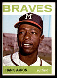 1964 Topps Baseball #300 Hank Aaron Braves VG-EX 545844