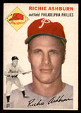 1954 Topps Baseball #045 Richie Ashburn Phillies EX-MT 545847
