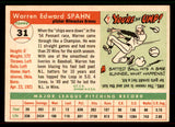 1955 Topps Baseball #031 Warren Spahn Braves VG-EX 545854