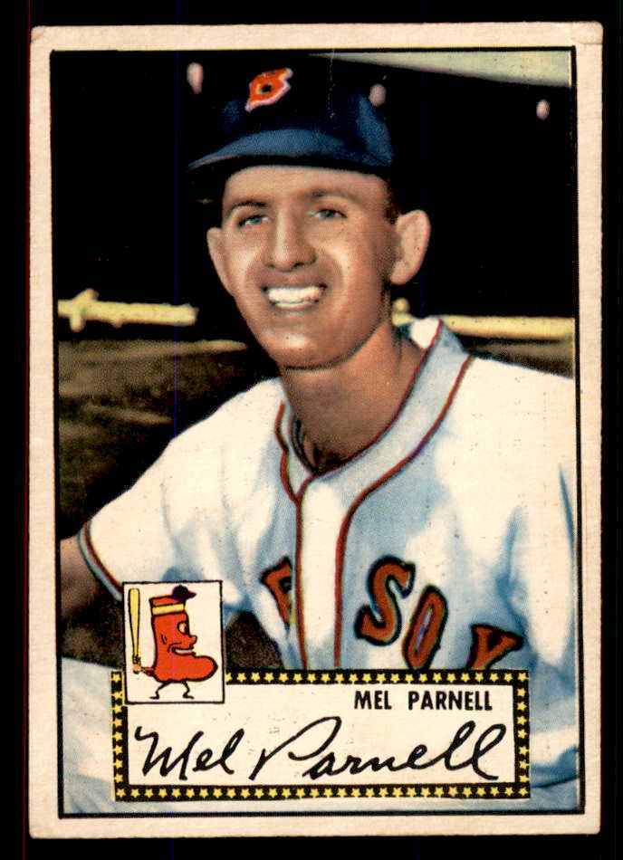 1952 Topps Baseball #030 Mel Parnell Red Sox GD-VG Red 545858