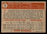 1952 Topps Baseball #016 Gene Hermanski Cubs VG-EX Red 545860