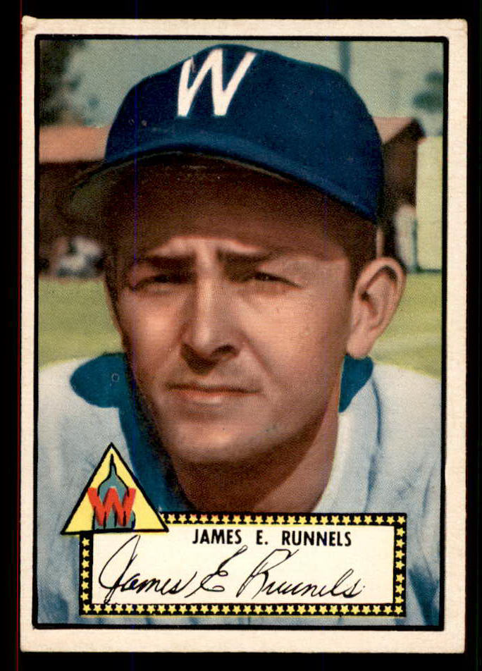 1952 Topps Baseball #002 Pete Runnels Senators VG-EX Black 545862