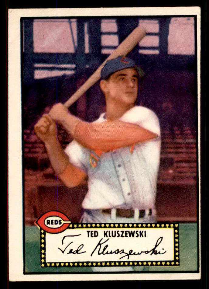 1952 Topps Baseball #029 Ted Kluszewski Reds EX Black 545864