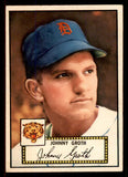 1952 Topps Baseball #025 Johnny Groth Tigers EX-MT Red 545866