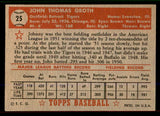 1952 Topps Baseball #025 Johnny Groth Tigers EX-MT Red 545866
