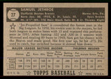 1952 Topps Baseball #027 Sam Jethroe Braves EX-MT Black 545867