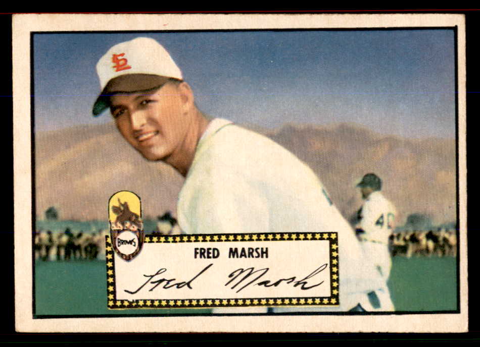 1952 Topps Baseball #008 Fred Marsh Browns EX-MT Red 545870