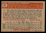 1952 Topps Baseball #023 Billy Goodman Red Sox EX-MT Red 545872