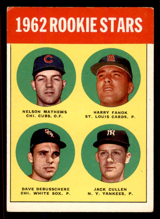 1963 Topps Baseball #054 Dave DeBusschere White Sox VG-EX Variation 545884