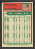 1975 Topps Baseball #660 Hank Aaron Brewers VG-EX 545885
