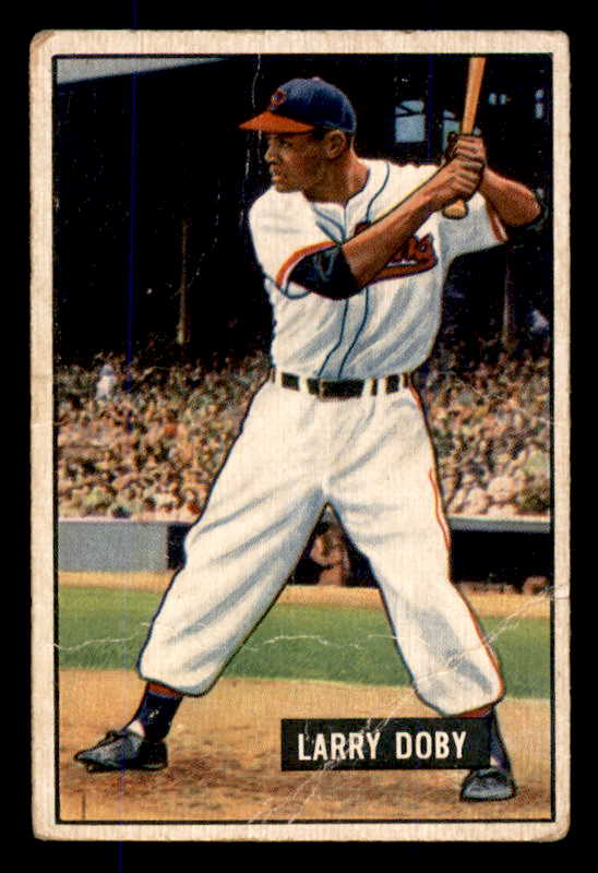 1951 Bowman Baseball #151 Larry Doby Indians FR-GD 545896