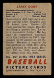 1951 Bowman Baseball #151 Larry Doby Indians FR-GD 545896