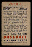 1951 Bowman Baseball #151 Larry Doby Indians VG 545899