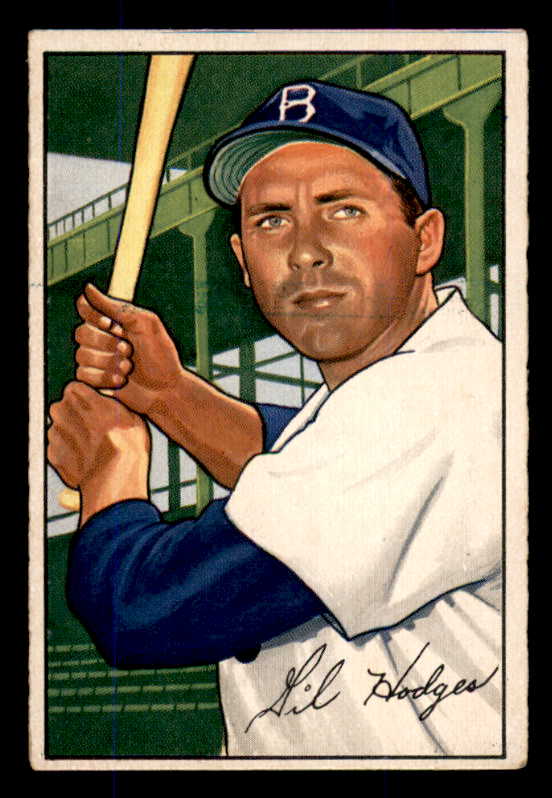 1952 Bowman Baseball #080 Gil Hodges Dodgers VG-EX 545907