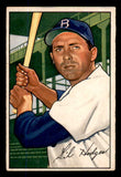 1952 Bowman Baseball #080 Gil Hodges Dodgers EX 545908