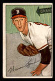 1952 Bowman Baseball #156 Warren Spahn Braves VG 545909