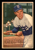 1952 Bowman Baseball #008 Pee Wee Reese Dodgers VG-EX 545911