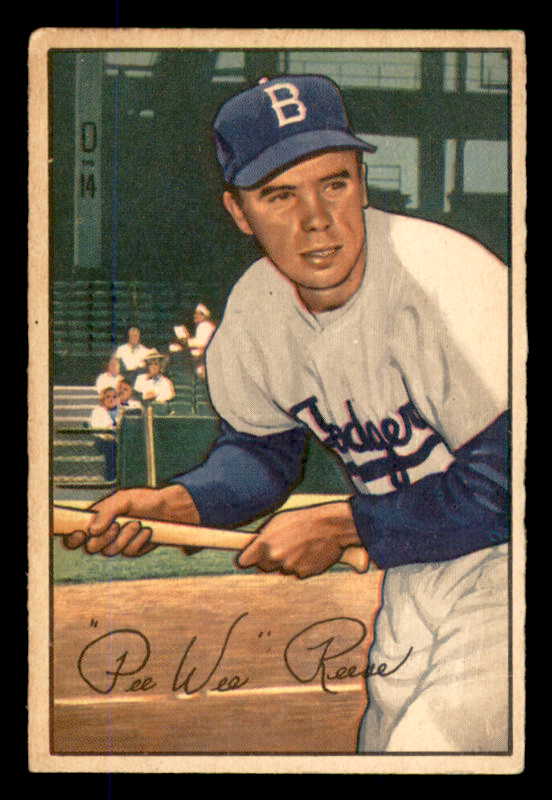 1952 Bowman Baseball #008 Pee Wee Reese Dodgers VG-EX/EX 545912