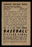 1952 Bowman Baseball #008 Pee Wee Reese Dodgers VG-EX/EX 545912