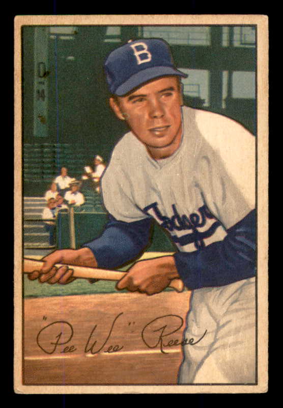 1952 Bowman Baseball #008 Pee Wee Reese Dodgers VG-EX/EX 545914