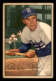 1952 Bowman Baseball #008 Pee Wee Reese Dodgers VG 545915