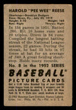 1952 Bowman Baseball #008 Pee Wee Reese Dodgers VG 545915