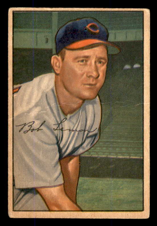 1952 Bowman Baseball #023 Bob Lemon Indians VG-EX 545920