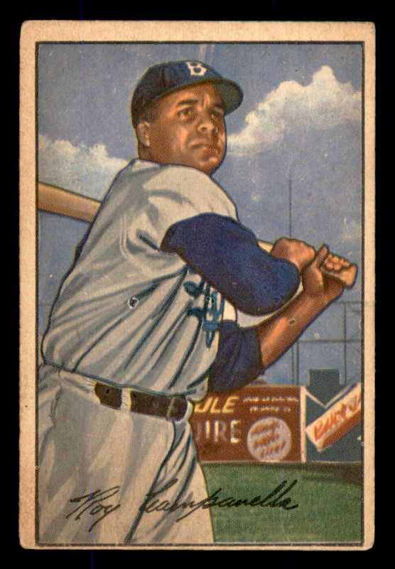 1952 Bowman Baseball #044 Roy Campanella Dodgers VG-EX 545922